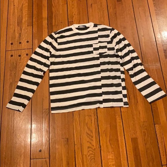 Splendid Other - Splendid Mills | Charcoal & White Stripe Top